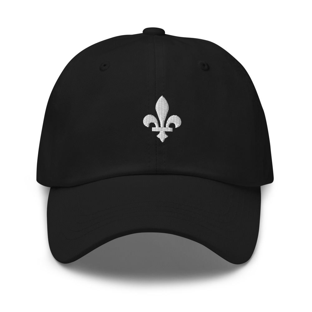 Cap Urbain, noir, fleur.